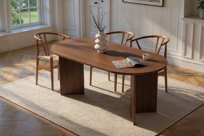 Hanah Home Mesa de Comedor Sablin - Walnut